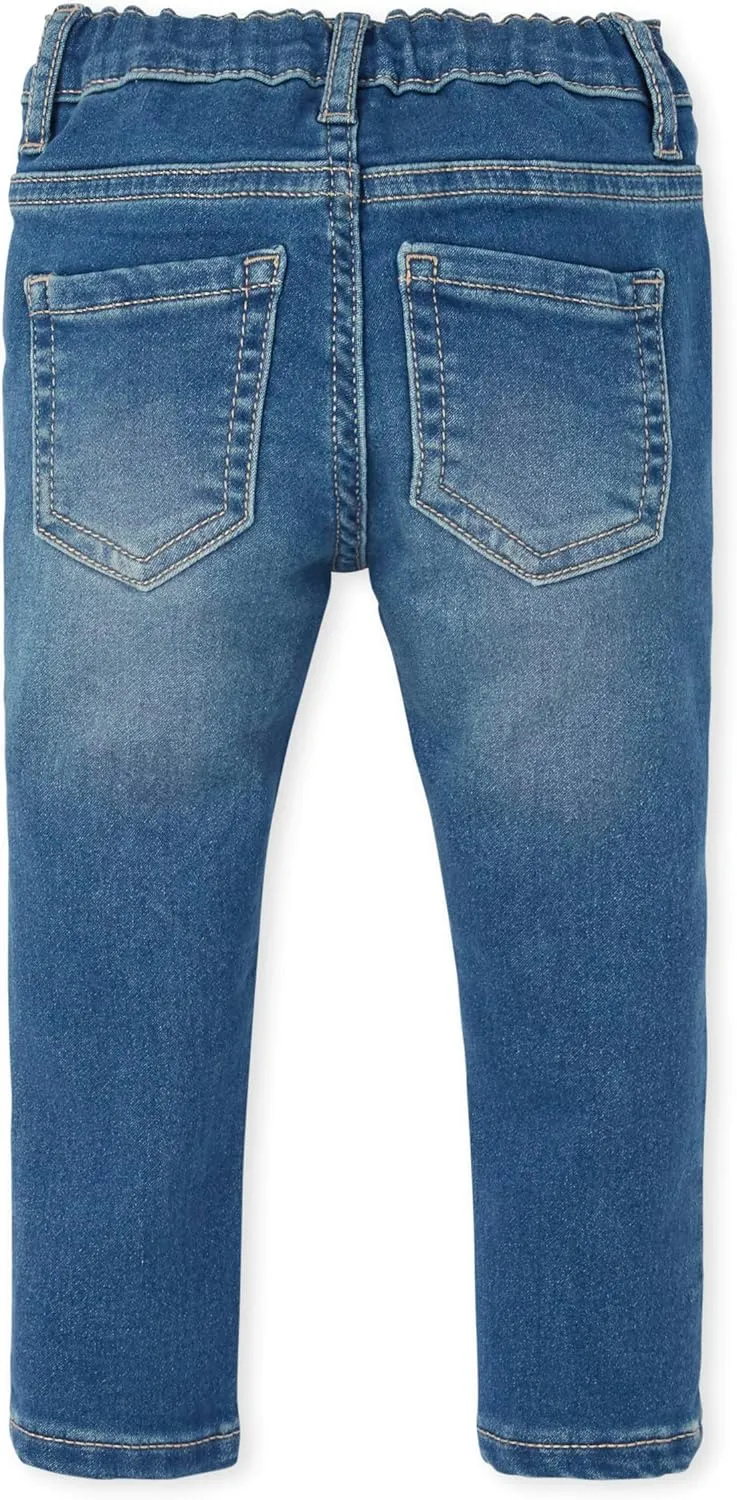 The Children's Place Baby Girls' and Toddler Super-Soft Stretch Denim Jeggings, 3 Pack