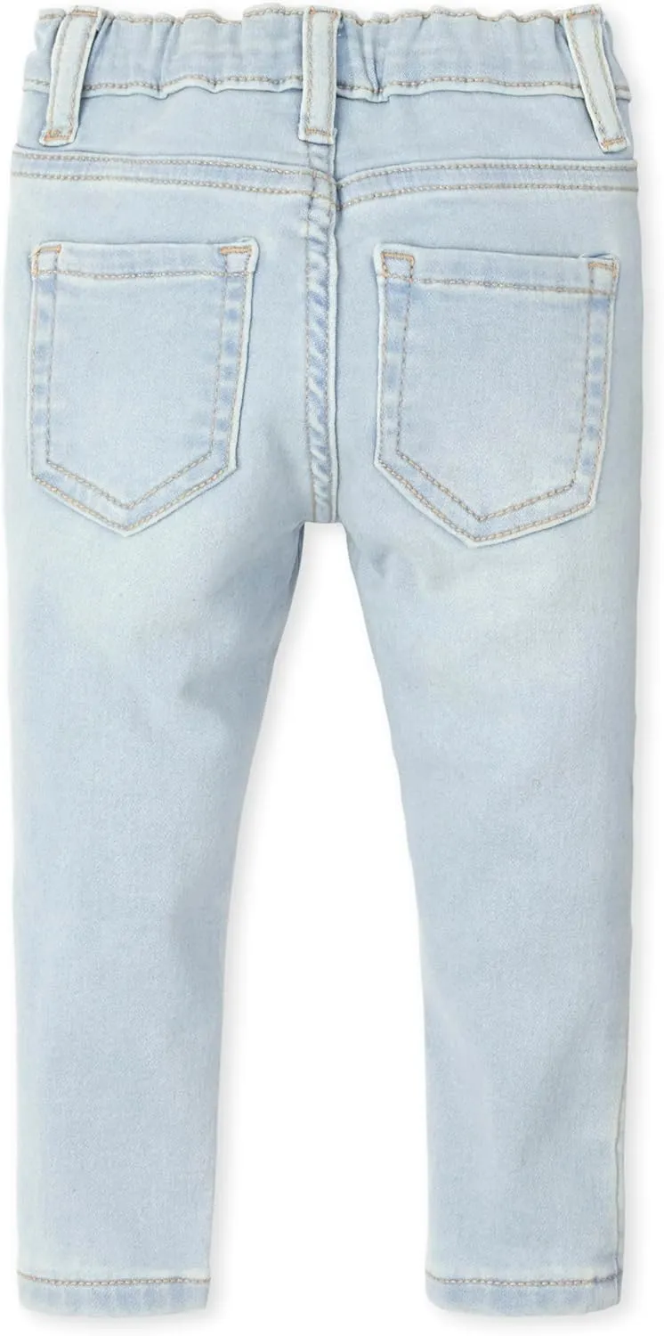 The Children's Place Baby Girls' and Toddler Super-Soft Stretch Denim Jeggings, 3 Pack