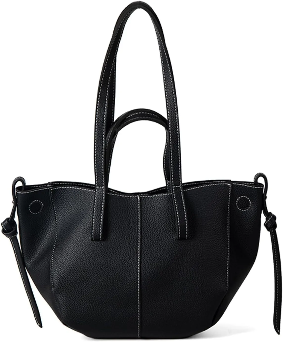 Tote Bag for Women, Small Leather Tote Bags Trendy Dumpling Bag Hobo Purse Shoulder Handbags (Brown)