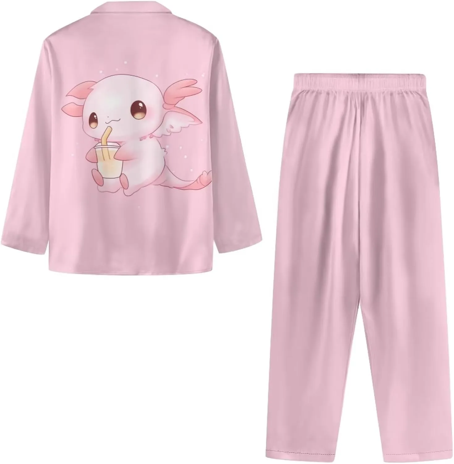 Upetstory Button Down Pajamas Sets for Women Sleepwear Long Sleeve Loungewear