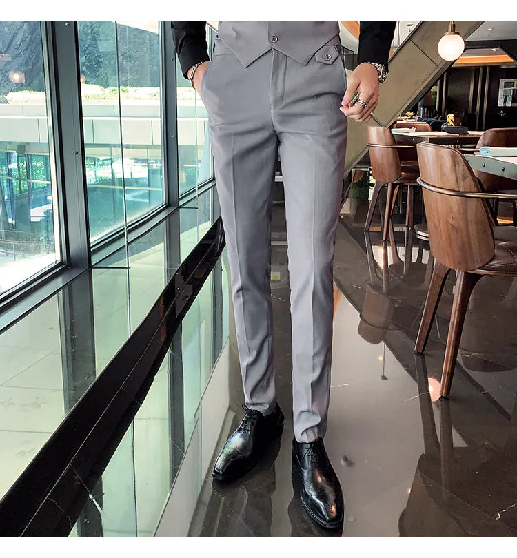 West Louis Brand Business Casual Slim Fit 3 Piece Suit
