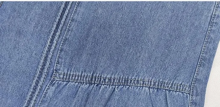 Women High Waisted Emo Jean Skirt A Line Long Denim Skirts Y2K Preppy Maxi Denim Skirt Vintage Frayed Hem Skirt