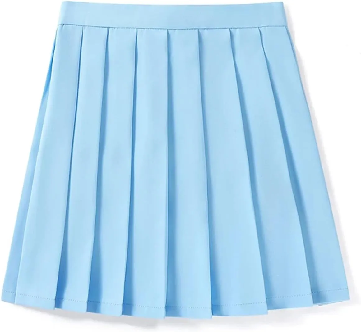Womens Summer High Waist Skirts for Women Sexy Mini Skirts Casual Pleated Short Tennis Skirt