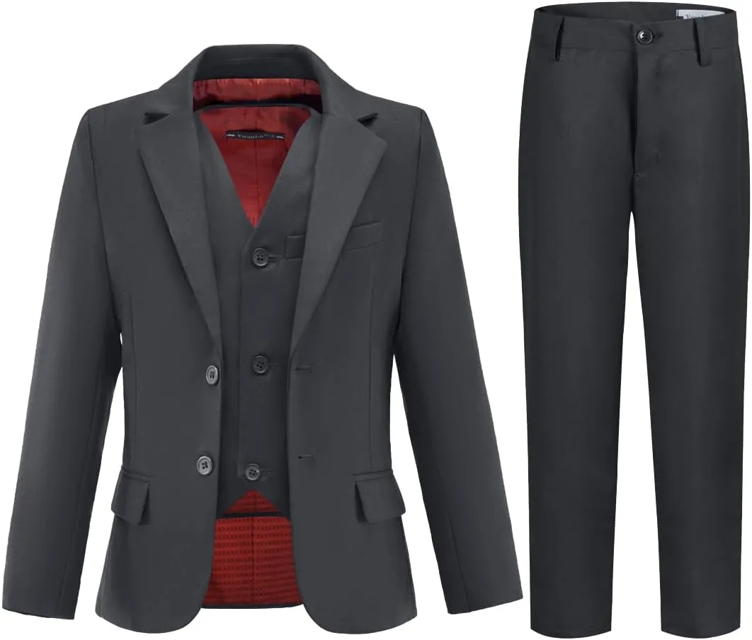 YuanLu Suits for Boys Ring Bearer Outfit Formal Vest and Pants Suit for Boy Wedding Suits Set
